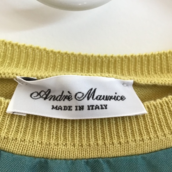 Andrè Maurice short sleeve top size L - Picture 5 of 6